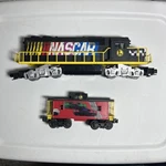 Lionel Lot 7-11004 & 36594 Gauge Nascar GP-38 Diesel Locomotive Untested. Fixed Price $115.00.