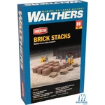 Walthers 933-4103 Brick Stacks Kit Ho Scale Train. Fixed Price $19.99.
