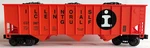 Lionel 6-17121 O-scale Illinois Central Gulf 3-BAY Hopper W/ Coal Load Icg 72867. Fixed Price $31.96.