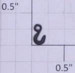 American Flyer 644-944 Small Die-cast Blackened Crane Hook (10). Fixed Price $30.00.