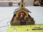 Ho Faller B-243 Led Illuminated Chapel W/ Added Accessories 3" X #2. Fixed Price $12.00.