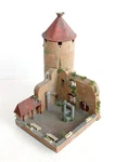 Faller Ho B-929 Model Castle, City Tower, Stork With Well, Train Decor. Fixed Price $115.42.