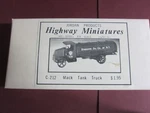 Jordan Highway Miniatures 1923 Mack Tank Truck Ho Kit #C-212 Mint Box. Fixed Price $19.95.