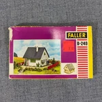 Faller B-249 House, New Old Stock, Unassembled, Pieces Sealed In Unopened Bag. Fixed Price $18.25.