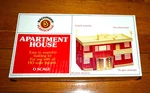 Vtg Bachmann Scale Apartment House #45963 Sealed New. Fixed Price $29.90.