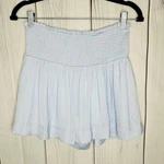 Pants Store High Waist Elastic Band Light Blue Swing Shorts Size. Fixed Price $25.94.