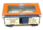 Lionel Trains Scale ( 2002 New York Toy Fair Box Car #6-29904 ). Fixed Price $19.99.