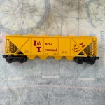 Lionel # 6131 Illinois Terminal Covered Quad Hopper. Fixed Price $24.95.