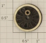 American Flyer XA10009B1 Metal Flangeless Wheel Assembly With Nickel Square Stud. Fixed Price $6.00.