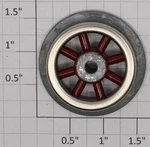 Lionel SL-95 Red Spoked Plain Wheel For 150 And 200 Series Electric Locos (6). Fixed Price $42.00.