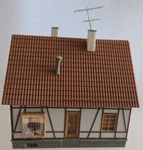 Faller B-215 Scale Timbered House Plastic Model Building Kit. Fixed Price $23.74.