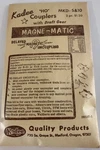 Kadee Ho Couplers With Draft Gear MKD-5&10. Fixed Price $10.50.