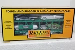 Mth #30-76878 Rail King New York Central Auto Carrier W/four '49 Cadillacs. Fixed Price $59.95.