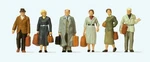 Ho Preiser Figures # 10582 Walking Passengers ( 1945-1970 Era Iii ). Fixed Price $19.95.