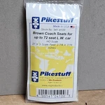 Pikestuff 541-4100 Brown Railroad Passenger Car Coach Seats 36 Ho Scale. Fixed Price $6.75.
