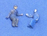 Post-war Lionel 50-84 & 3562-62 Figures 1950S. Fixed Price $7.00.