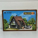 Faller B-202 Chalet With Slated Walls New Open Box House Build. Fixed Price $20.00.