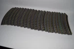 Mth 40-1002 Realtrax O-gauge Curves 3-RAIL Solid Lot Of 22. Fixed Price $45.00.