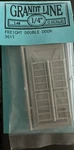 Grandt Line Scale #3611 Freight Double Door ON2 ON30 1:48. Fixed Price $5.99.