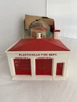 Vintage 1950 Plasticville Fire House Kit Scale Other. Fixed Price $14.99.
