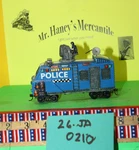 Vintage ON30 Hawthorne Village Police Train Car With Spotlight. Fixed Price $44.00.