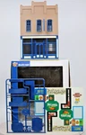 Walthers 933-2712 O/O-27 Silver Dollar Caf Built-ups Lighted Building Nos W/box. Fixed Price $49.99.