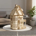 1:12 Scale Gothic House 3D Puzzle - Perfect Diy Model Kit For Creative Minds. Fixed Price $37.33.