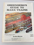 Greenberg's Guide To Marx Trains Catalogue Dated 1978 24 Pages Mailing Htf. Fixed Price $74.85.