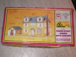 Vintage 1970'S Ahm Three Story House With Garage Building Kit Scale #15504. Fixed Price $15.99.