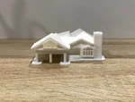 Scale Model House Printable Miniature Building For Dioramas & Train Layouts. Fixed Price $48.98.