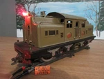 Lionel Prewar Standard Gauge Double Powered Motor 402E Electric Locomotive. Fixed Price $550.00.
