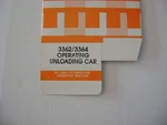 Lionel 3362/3364 Operating Unloading Car - Original Hagerstown Box. Fixed Price $22.50.