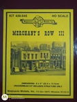 Magnuson Models 439-545 Ho-scale Merchants Row Iii Building Kit, Nib/os. Fixed Price $45.00.