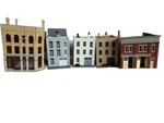 Lot Of 5 Ho Buildings Walthers Cornerstone/model Power/other - Used. Fixed Price $69.99.