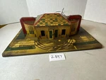 Marx Toys Model Train Station Metal Grand Central Tin Litho 2B97. Fixed Price $134.99.