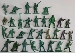 Acme 26-822 Army Man Figure Assortment (bag Of 31). Fixed Price $28.00.