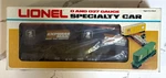 Lionel / 0-27 Scale Express Mail Flatcar With Vans #6-6531. Fixed Price $40.00.