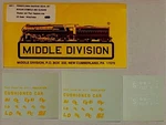 Middle Division Ho Decal-pennsylvania/prr Box Car Symbols/slogans-wht/yel #HSY-1. Fixed Price $6.00.