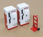 Ertl Diecast H853 Pop Machines Hand Cart Coca-cola Red/white. Fixed Price $53.72.
