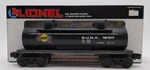 Lionel 6-16107 Gauge Sunoco Black Double Dome Tank Car #16107 Ex/box. Fixed Price $14.99.