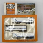 Set Of 3 Rare Niob Con-cor 45' Piggyback Box Trailer Boston & Maine. Fixed Price $69.99.