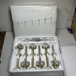 Dept. No. 52656 Set Of Snow Village Telephone Poles Original Box. Fixed Price $12.56.