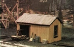 Durango Press DP-32 Ho Handcar Shed With Kit. Fixed Price $32.34.