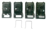 Lionel #1121-73 O27 Gauge Switch Covers, 4 Ea. & Lock Hinges. Fixed Price $17.99.