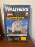 Brand New In Box Walthers Cornerstone Ashmore Hotel Kit 933-3764. Fixed Price $65.00.