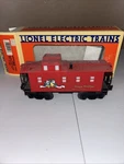 Vintage Lionel 6-16547 Christmas Square Window Caboose. Fixed Price $25.00.