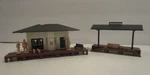 Plasticville Ho Scale 2605-100 Suburban Station Kit Nearly Complete. Fixed Price $6.95.