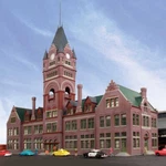 New Walthers Everett Street Station & Train Shed Kit Building Ho Free Us Ship. Fixed Price $289.99.
