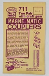Kadee 711 Ho 3/4 Size Old-time Equipment Coupler W/draft Gear Boxes (10). Fixed Price $39.90.