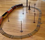 Vtg Marx Stream Line Steam Type Gauge Electrical Train Set Houses 4313 Read. Fixed Price $59.95.